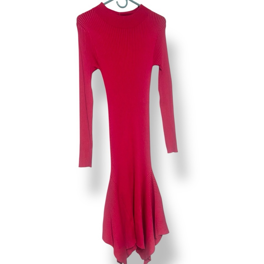 Emma & Posh sweater dress deep pink size M